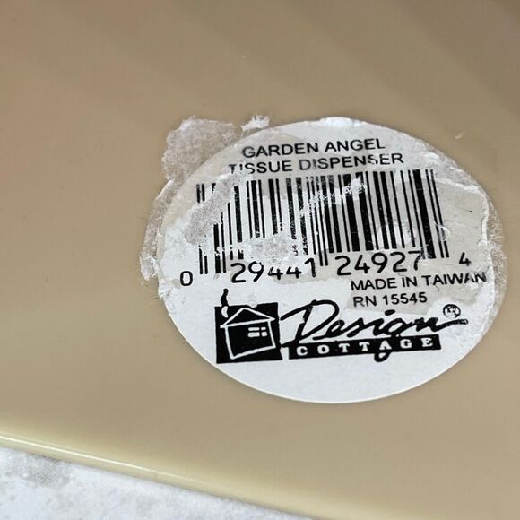 Vintage Garden Angel Tissue Dispenser made in Taiwan - Picture 7 of 9